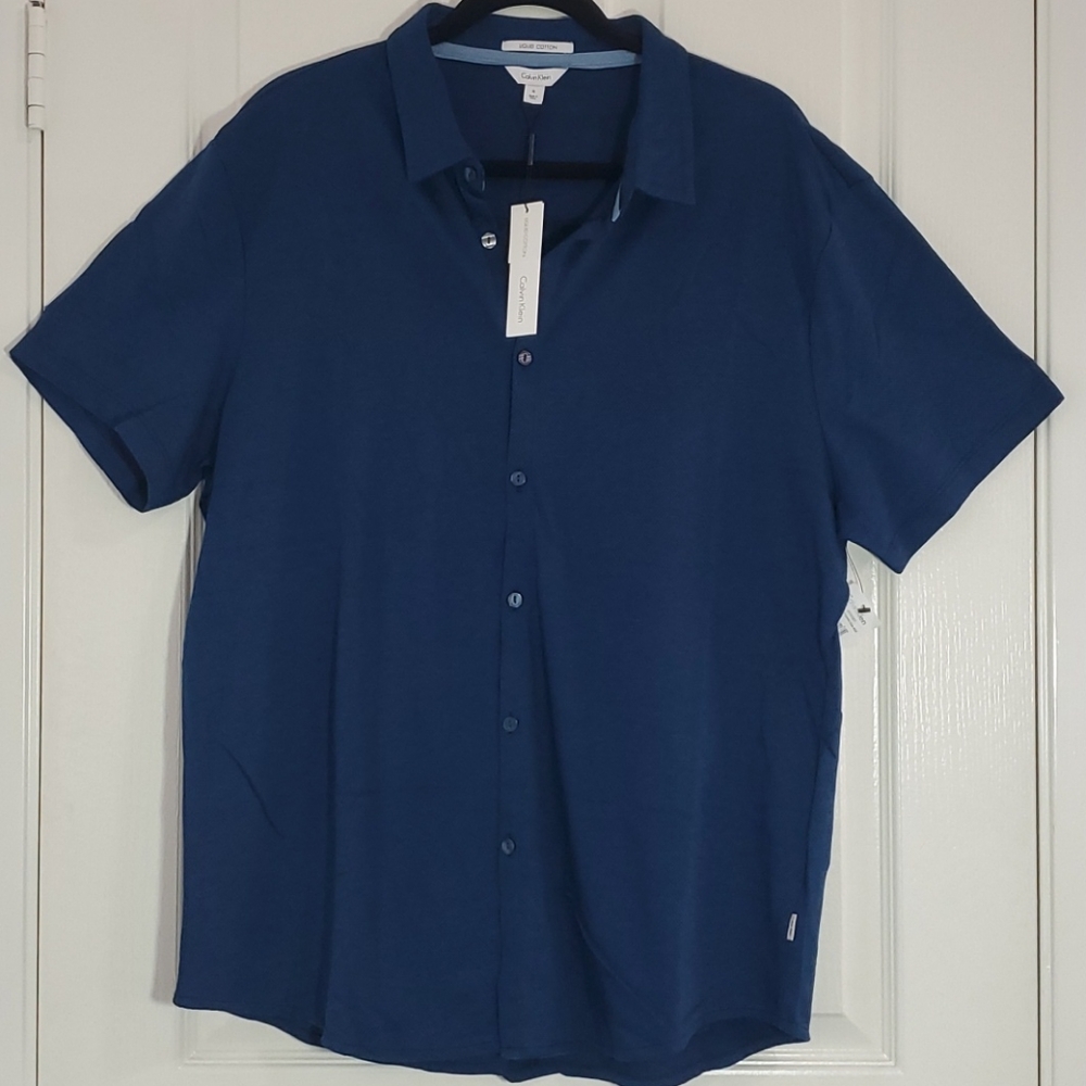 Calvin Klein Liqiud Cotton Collection Men's Shirt